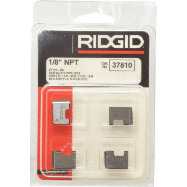 Ridgid Pipe Dies for 12-R Manual Pipe Threader | Ridgid by KHM Megatools Corp. Ridgid Pipe Dies for 12-R Manual Pipe Threader | Ridgid by KHM Megatools Corp.
